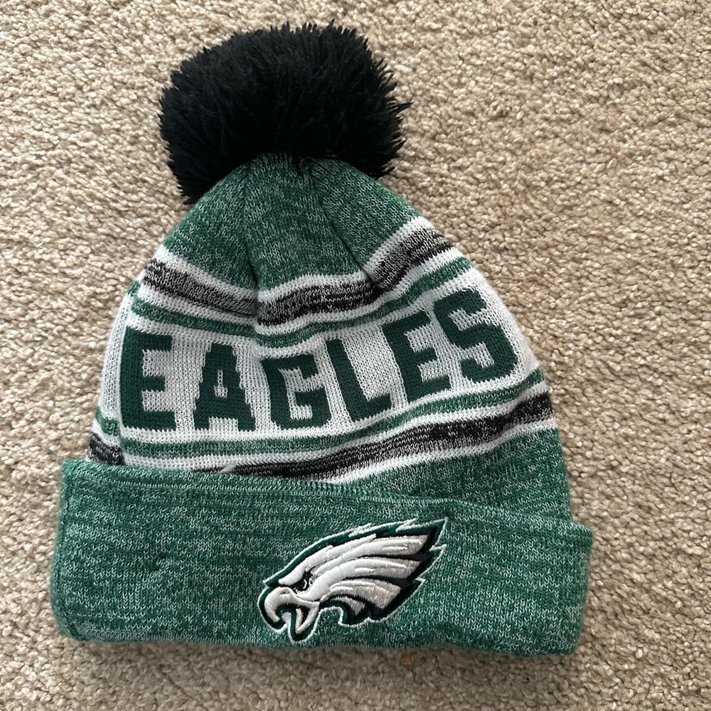 Vintage Kelly Green Philadelphia Eagles Winter Hat